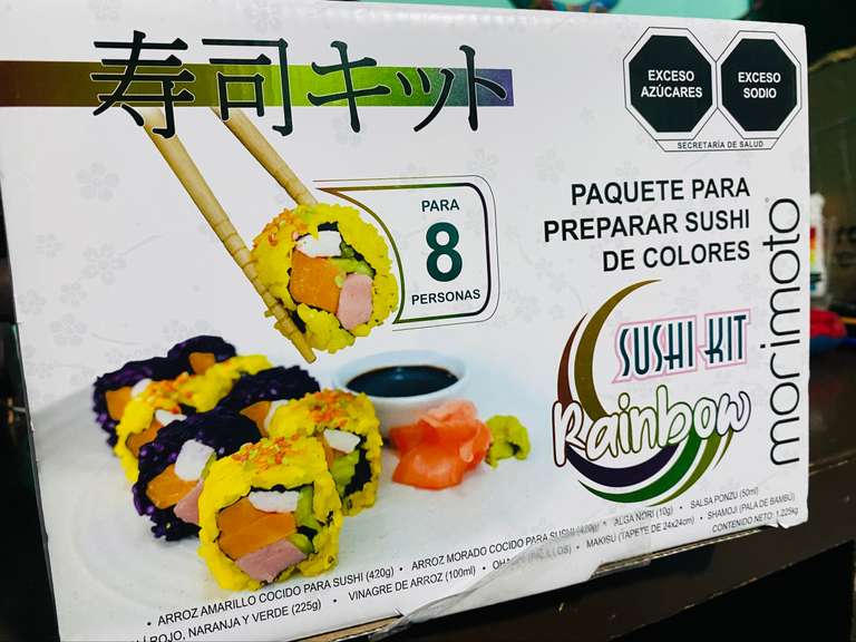 Walmart Kit para preparar sushi Morimoto