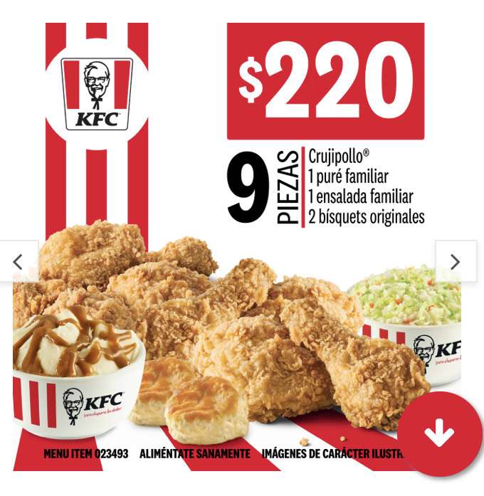 Cuponera de KFC
