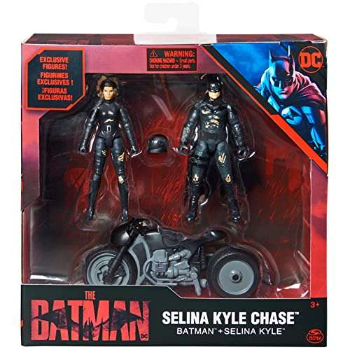 Amazon: Figuras de acción BATMAN& SELINA KYLE+ MOTO Y CASCO
