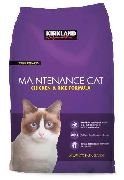 Costco: Kirkland Signature Alimento para Gato Pollo y Arroz 11.3kg a $539.00 (En línea, a precio de tienda física)