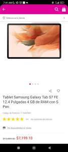 Liverpool: Galaxy Tab S7 FE Rosa