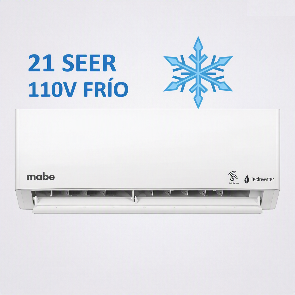 Mercado Libre: Minisplit Mabe Inverter 1 Ton, 110v 21 Seer (bancos participantes)