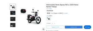 Walmart: Motocicleta Vento Xpress 150 cc 2023 Vento Xpress | con TDC BBVA
