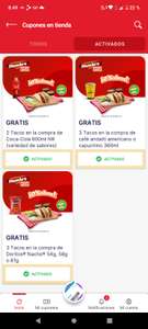 Oxxo: Tacos Gratis en la compra de: (Café ó Coca-Cola 600ml ó Doritos)