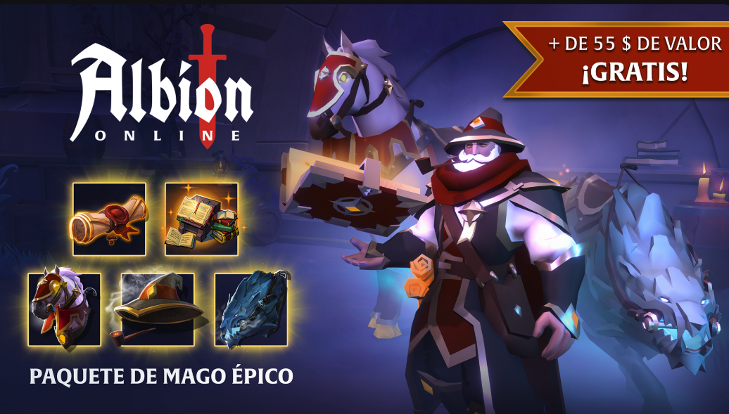 Epic Games: Albion Paquete de Mago Épico será GRATIS