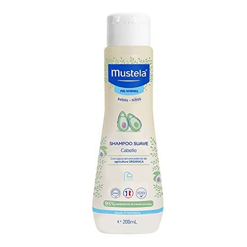 Amazon: Mustela Shampoo Suave con Manzanilla para Bebé o Niño con Piel Normal, 200mL (Oferta Prime)