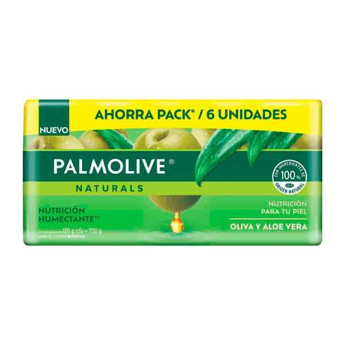 Walmart: Jabón de Tocador Palmolive Naturals Oliva y Aloe 6 pzas de 120 g c/u