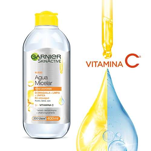 Amazon: Agua micelar tono uniforme vitamina C