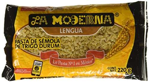 Amazon: La Moderna, Lengua, Pasta Para Sopa, 220 Gramos, $5.85 con planea y ahorra.