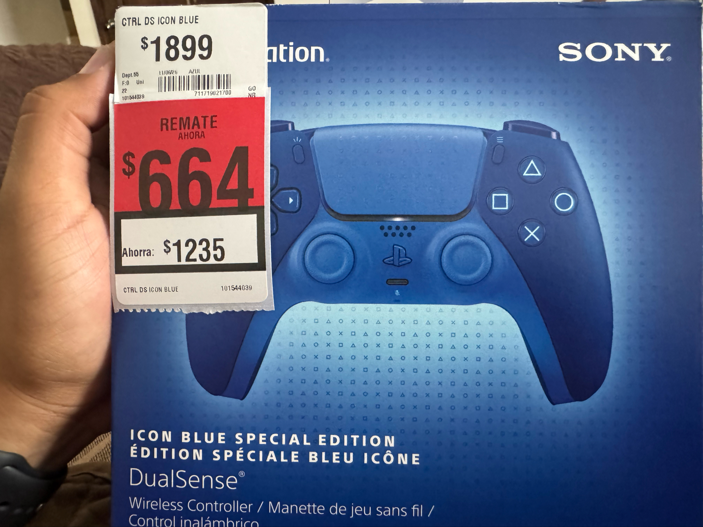 Bodega Aurrera: Control Ps5 Dualsense icon blue