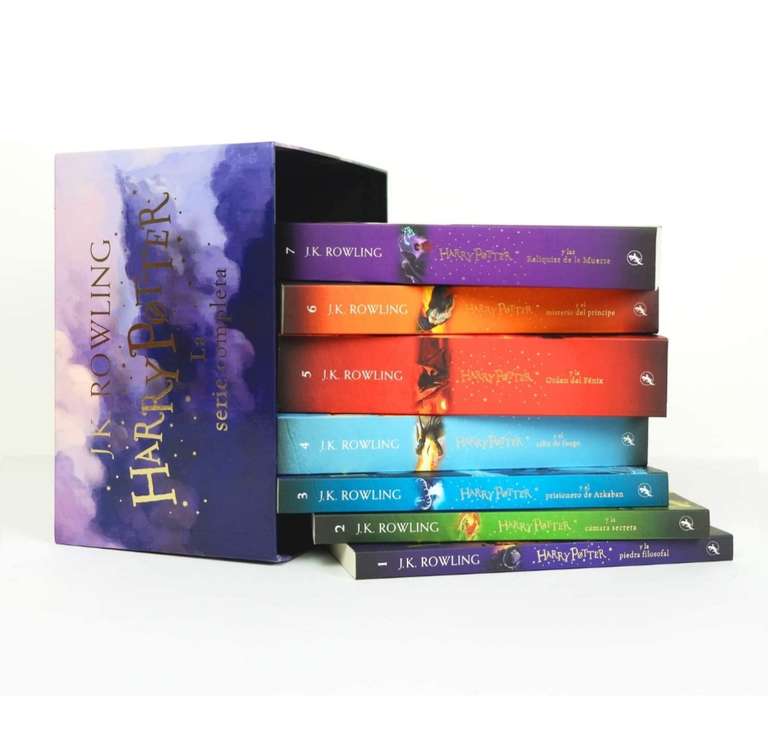 Amazon: Saga de Libros Harry Potter 1-7 + Harry Potter y El Legado Maldito