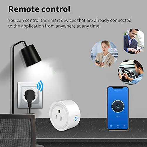 Amazon: Enchufe Inteligente Wifi, Smart Plug Compatible Con Amazon Alexa, Google Home y IFTTT. Control de Voz, Temporización (2 Packs)