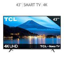 Costco: TCL Pantalla 43" 4K UHD Smart TV Roku