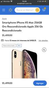 Walmart: iPhone XS Max 256 Reacondicionado