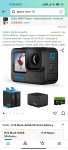 Amazon USA: GoPro HERO10 - Paquete negro + cargador de batería dual + 1 batería adicional + tarjeta SD de 64 GB