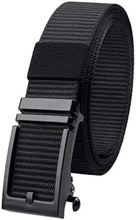 Amazon: Cinturones tácticos militares de nailon de moda para hombres Cinturón con hebilla de trinquete de nailon para deportes, casual