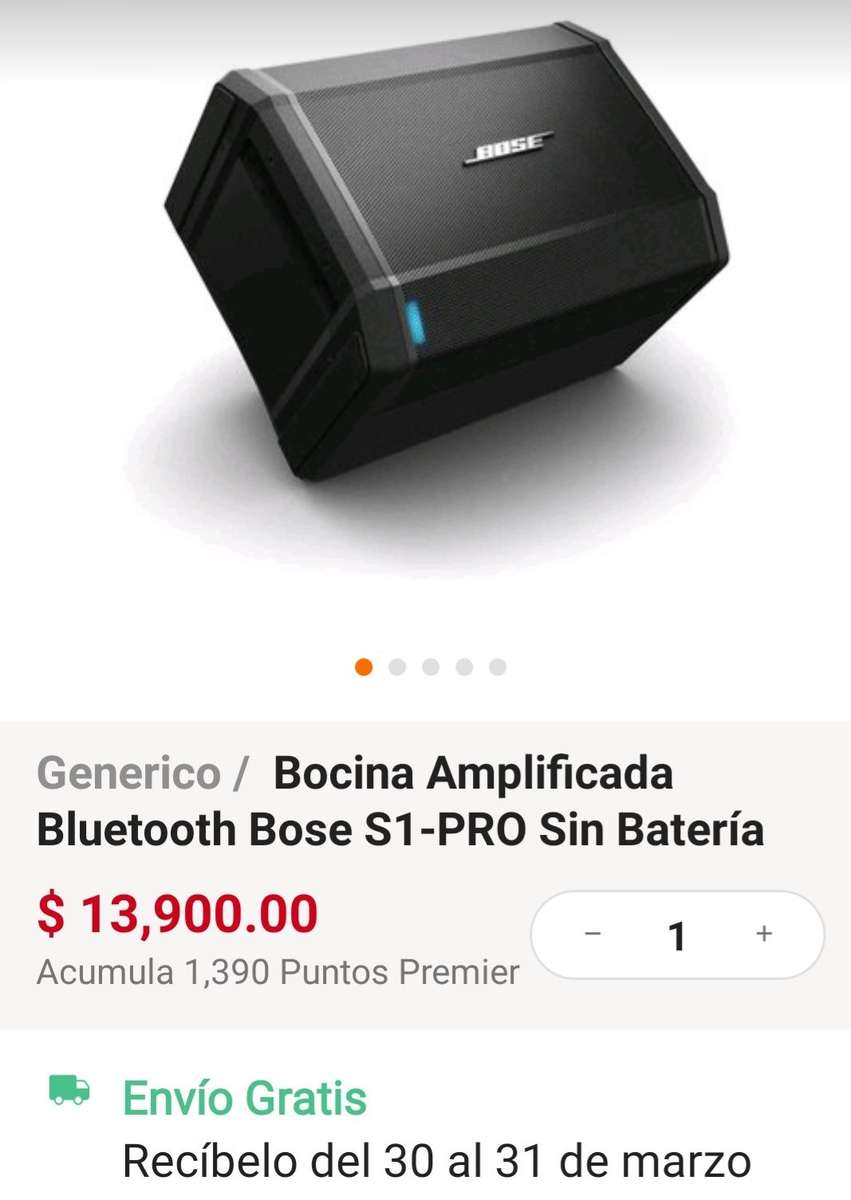 Linio: Bocina Bose s1 pro - promodescuentos.com