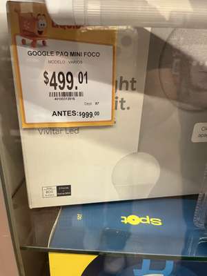 Walmart: Smart Light Starter Kit 2 focos + home mini Google