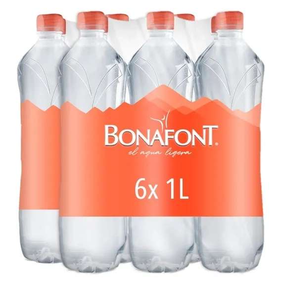 Bonafont: 12 botellas Bonafont de 1L en $99 Envío Gratis