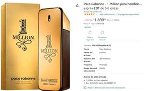 Amazon: Paco Rabanne - One Million EDT 200ml