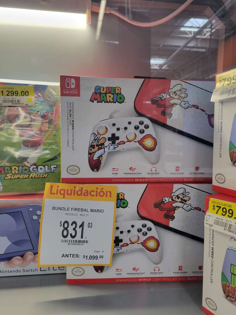 Walmart: Bundle Fireball Mario para Nintendo Switch