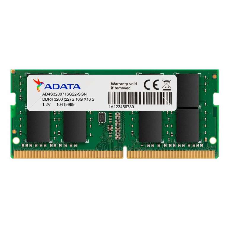 CyberPuerta / Memoria RAM ADATA Premier DDR4, 3200MHz, 8GB, Non-ECC, SO-DIMM