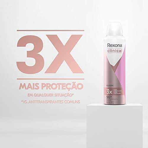 Amazon: Desodorantes al 3x2 (Ejemplo: Rexona Clinical $31 c/u)