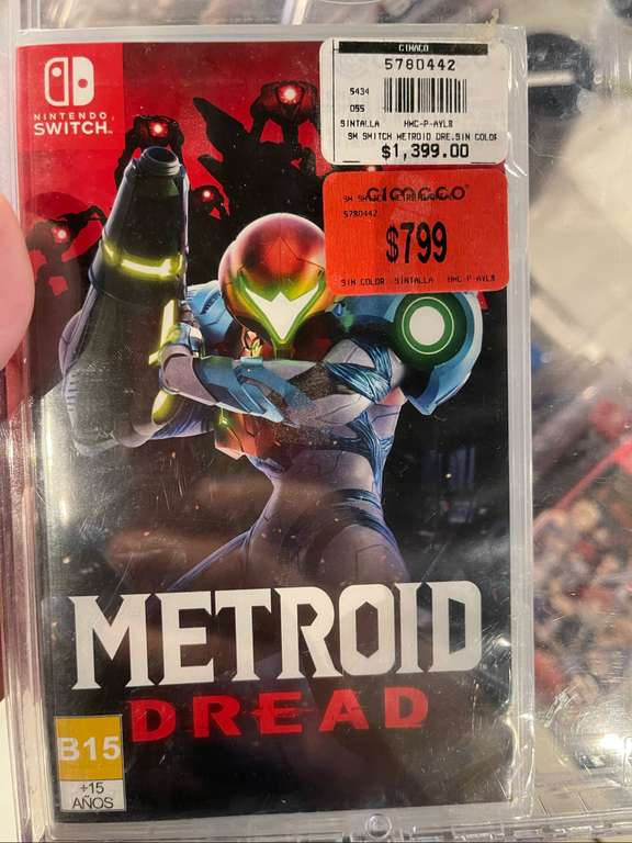 Metroid dread nintendo switch en tienda cimaco