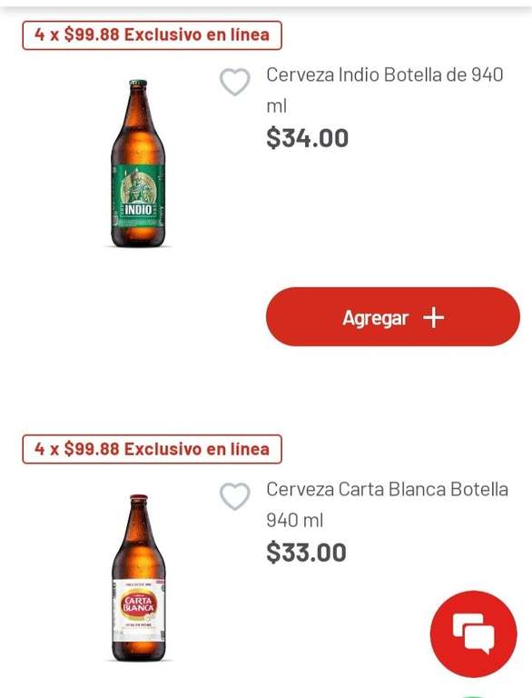 Soriana: Cervezas en oferta