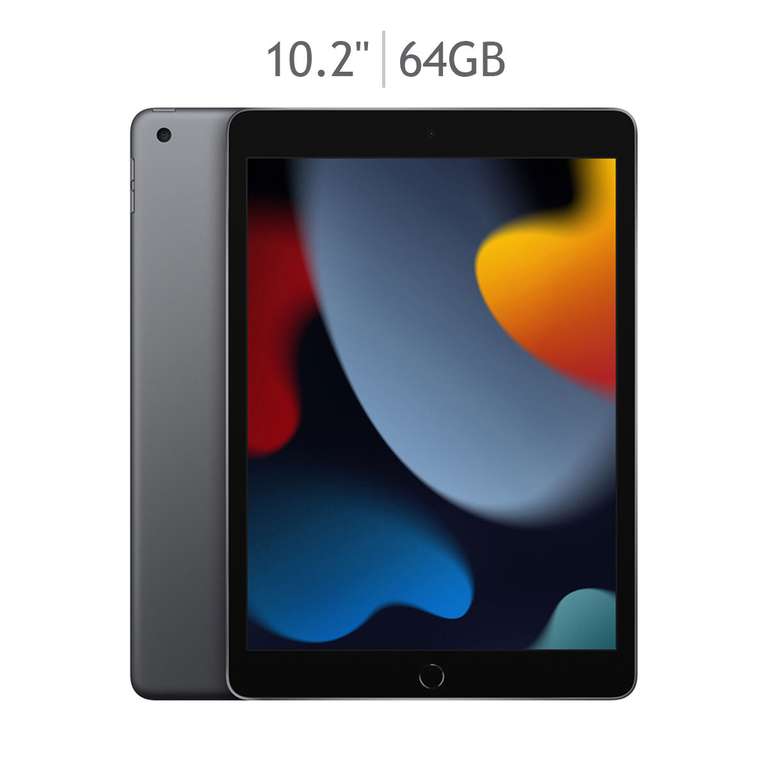 Costco, Apple iPad 10.2" Wi-Fi 64GB Gris Espacial (9ª Generación)
