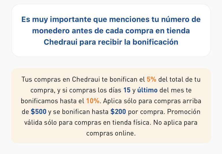 Chedraui: Cashback de 5% en monedero pagando con tarjeta de débito Bankaya (10% los días 15 y último de mes) | Leer descripción