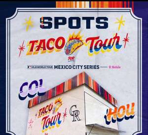 Tacos gratis MLB Mexico City Series
