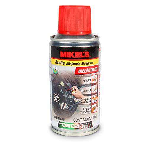 Amazon: Mikel's MK-40 Aceite Aflojatodo Multiusos Dieléctrico 110 ml | envío gratis con Prime