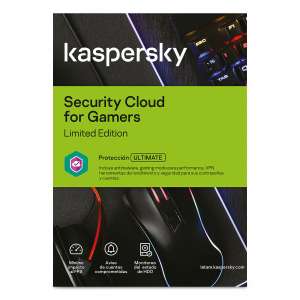 Office Depot: Antivirus Kaspersky Security Cloud for Gamers / Licencia 1 año / 3 usuarios / PC