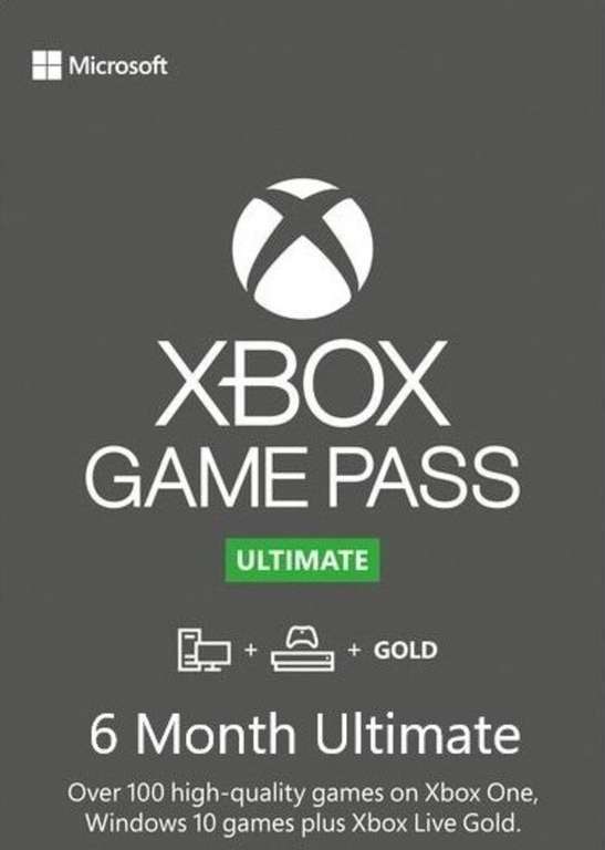 Eneba: 12 meses Xbox Game Pass Ultimate (Xbox / Windows 10) Key Turquía | Leer descripción