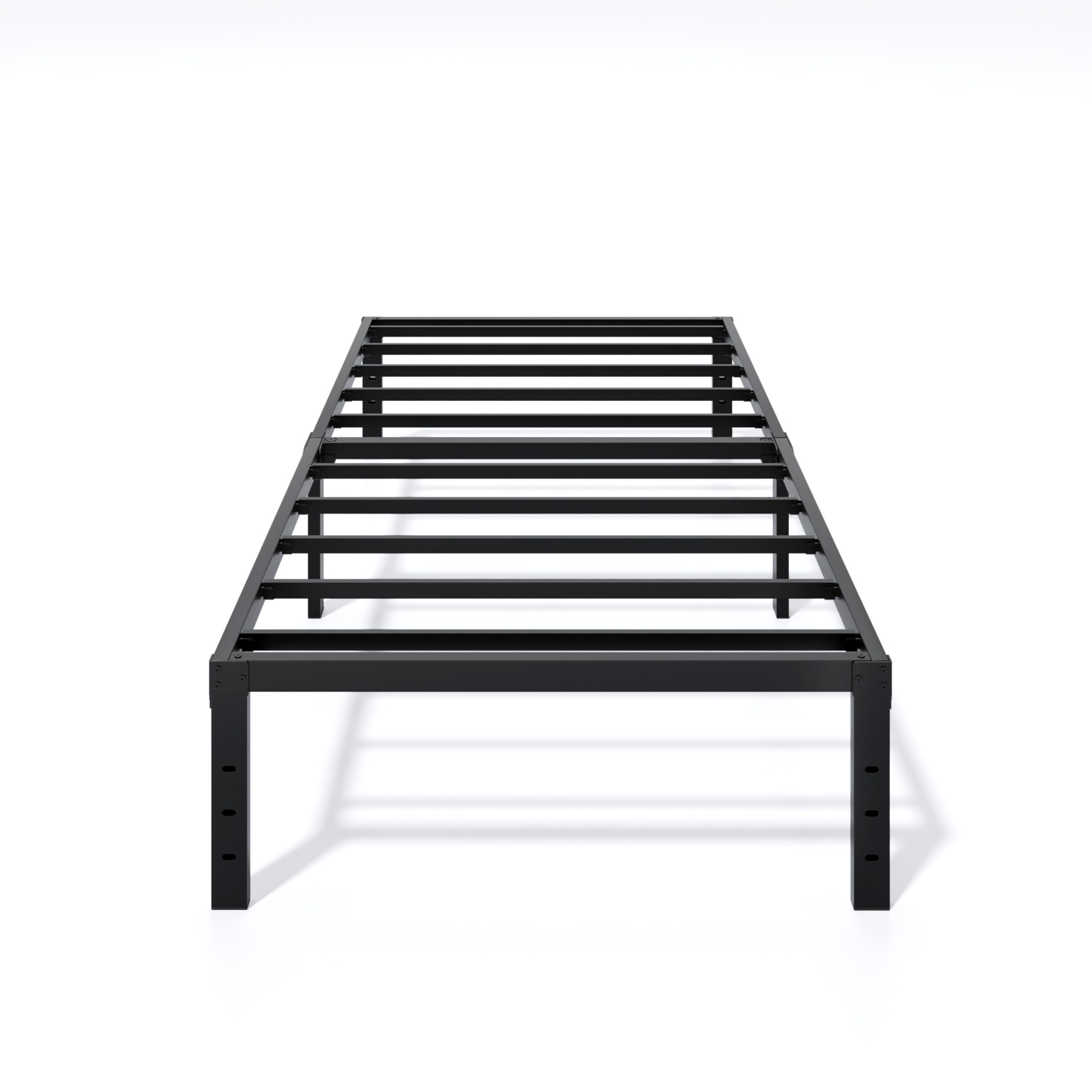 Amazon: Marco de cama de metal de tamaño individual Patas 14 pulgadas