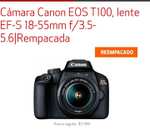 Tienda Canon: Cámara Canon EOS T100, lente EF-S 18-55mm f/3.5-5.6|Rempacada