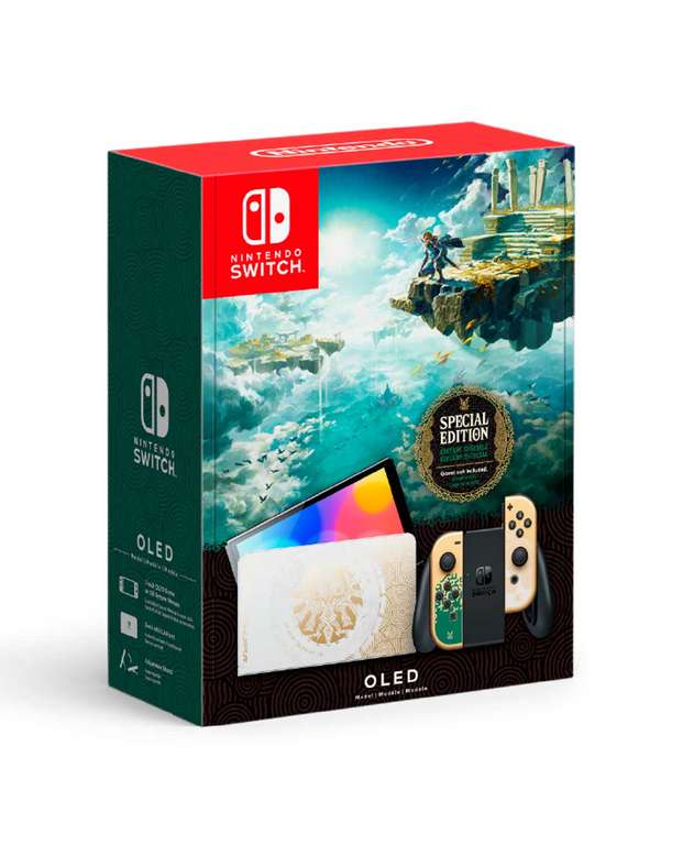 Game Planet: CONSOLA NINTENDO SWITCH OLED THE LEGEND OF ZELDA EDITION