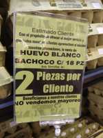 La Comer: Buevito blanco de 18 pzas Bachoco, Mega Querétaro