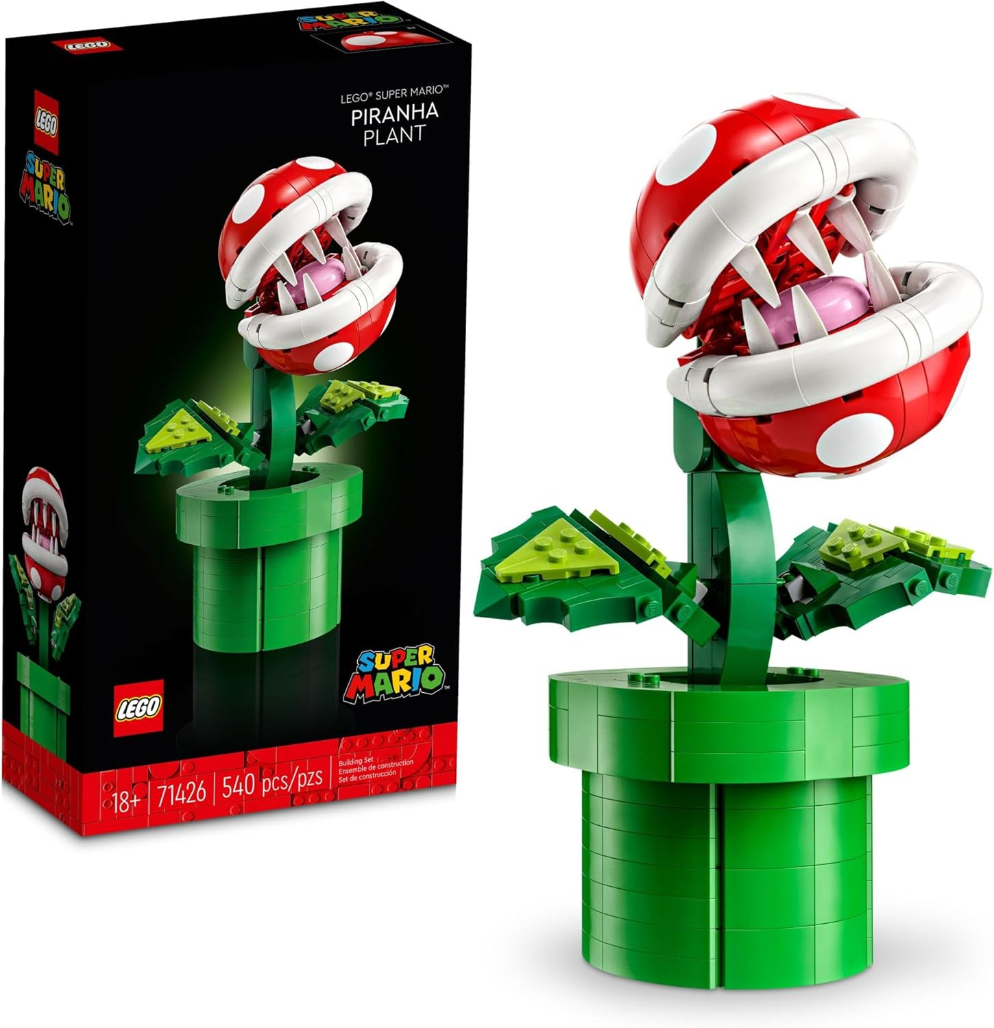 Amazon: LEGO Super Mario Planta Pirana 540 Piezas