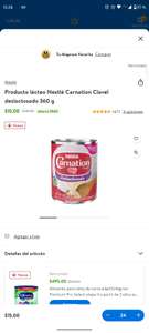 Walmart Super: leche carnation deslactozada