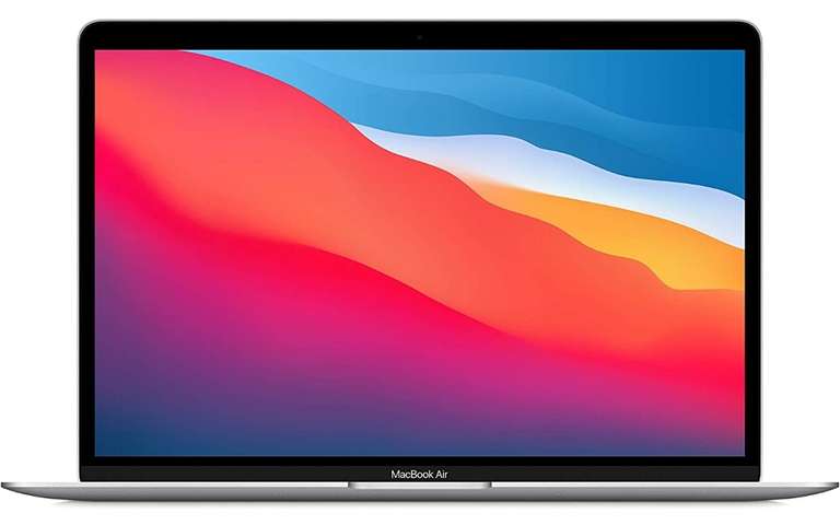 Amazon: MacBook Air M1, 13 Pulgadas, 8 GB de RAM, SSD de 256 GB, Teclado retroiluminado, - Color Plata pagando con TCD BBVA