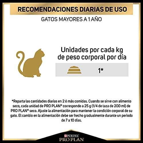 Amazon: Purina Pro Plan Pouches Pouch Gato Adulto Salmón 85g, Caja con 24 piezas