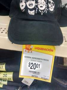 Walmart Monclova: Gorra aerosmith rock  $20.01