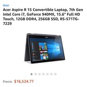 Amazon: Acer Aspire i7  R 15 Convertible Laptop, 12GB RAM, Nvidia 950M