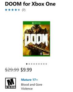 Microsoft Store: Doom $9.99 dolares