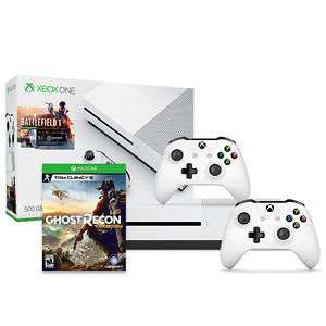 eBay: Consola Xbox One S Battlefield 500GB + Control extra + Ghost Recon Wildlands