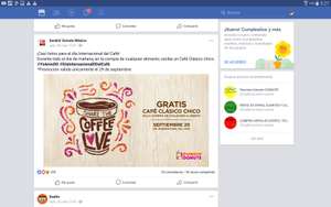 Dunkin' Donuts: Cafe gratis en Dia del cafe