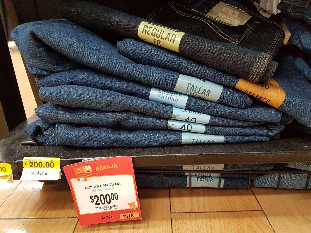 Walmart: Pantalones Riders de mezclilla a buen precio. - promodescuentos.com