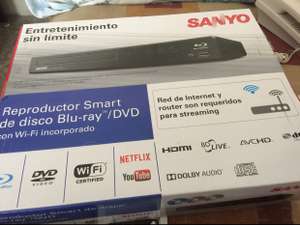 Bodega Aurrerá: Reproductor Blu-ray Sanyo wifi ultima liquidación $645.01